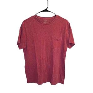 J.Crew Maroon Short Sleeve Casual Tee Size Medium M
